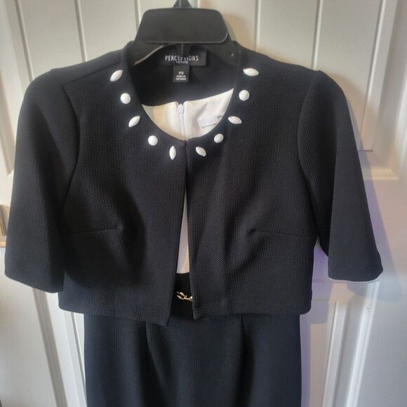 NWT Studio One New York Women's 2Pc Dress & Open Jacket Size 4 Career Church - Picture 4 of 15